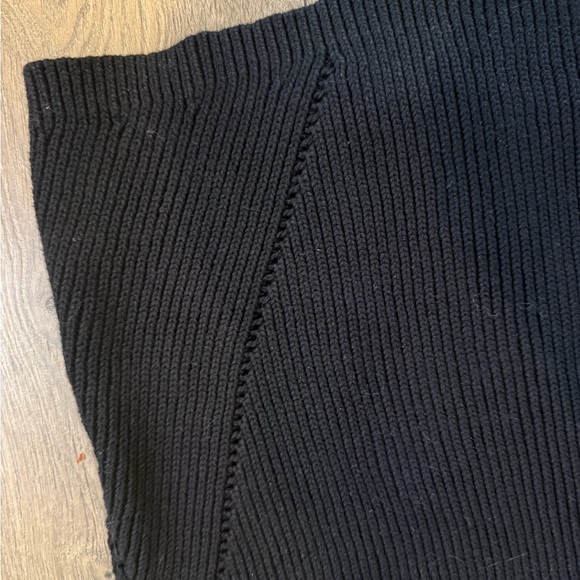 Cotton On Black Crochet Knit Sweater Tank | Ribbed | Sleeveless | NWT - Picture 2 of 3